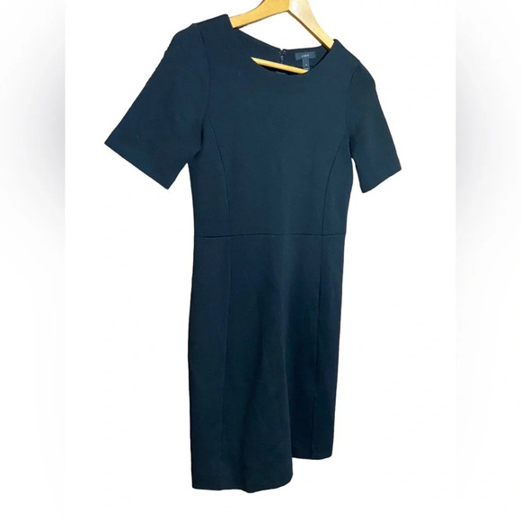 J Crew Classic Black Dress Size 4‎ Style 04085 - Picture 3 of 5